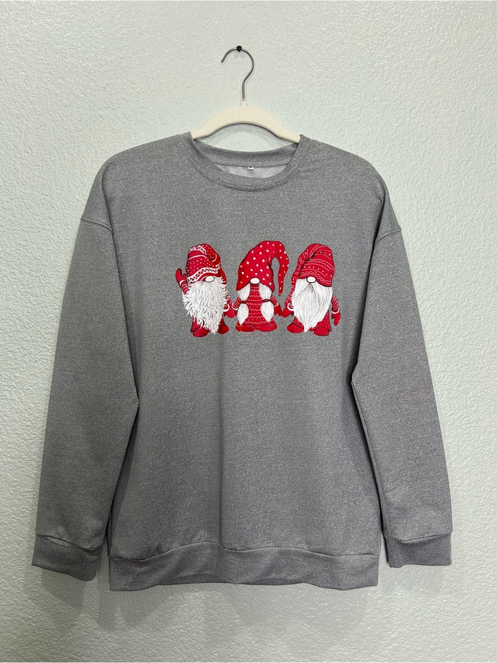 Grey Gnome Christmas Sweatshirt